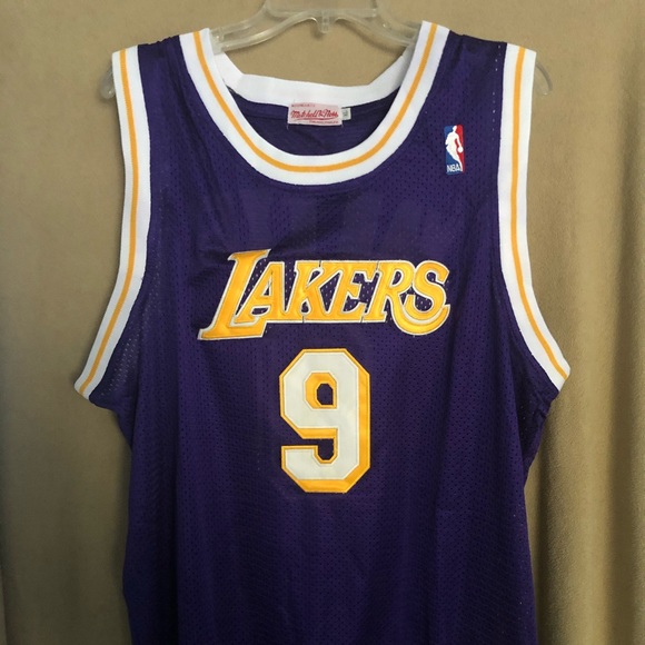 nick van exel jersey mitchell and ness